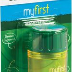 Ticonderoga My First Pencil Sharpener, 1 Hole, Large Barrel, Yellow/Green