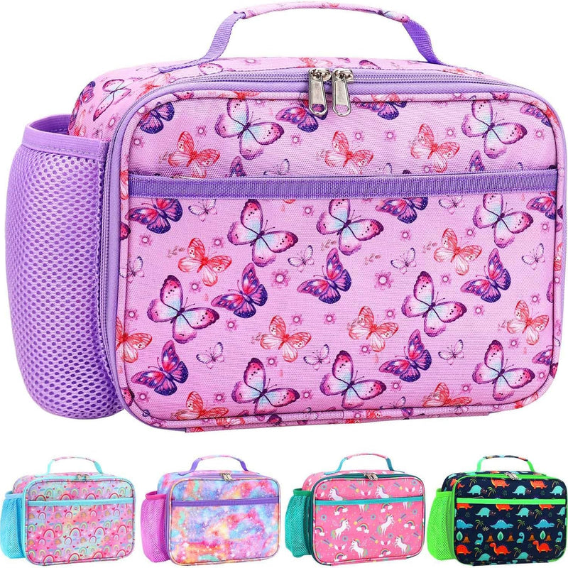 RHCPFOVR Kids Lunch Bag - Insulated Lunch Box for Boys Girls,Washable Lunch Bag and Reusable Toddler Leak-proof Lunchbox for School and Daycare
