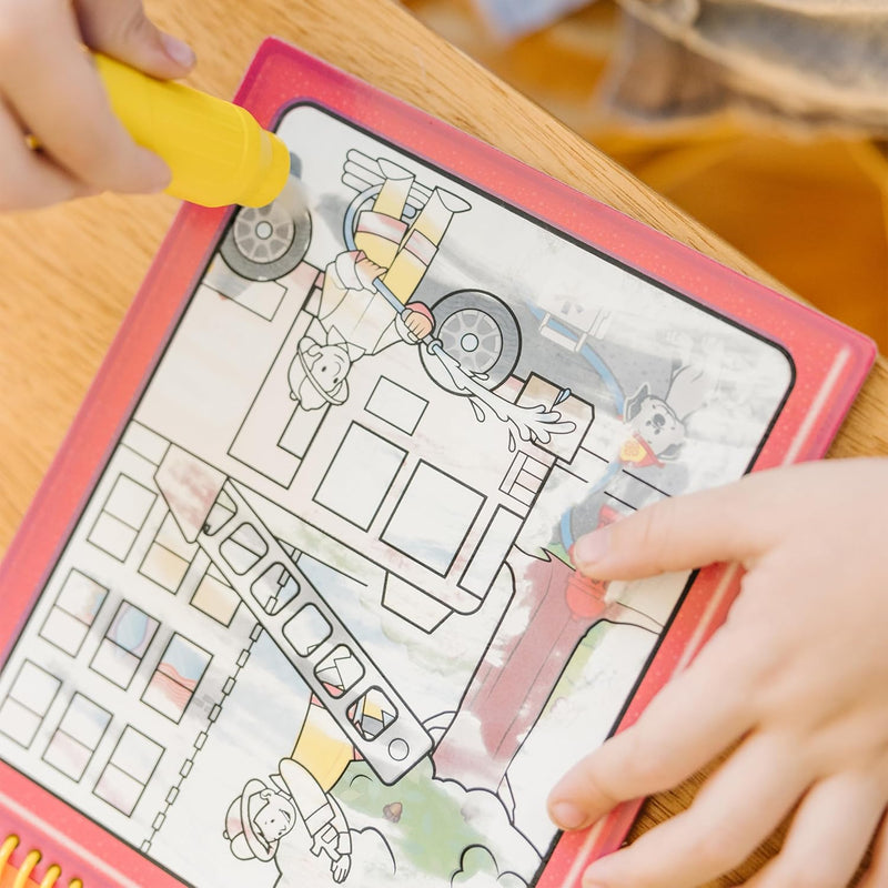 Melissa & Doug On The Go Water Wow! Mess Free Coloring Book, Reusable Water-Reveal Activity Pad, Vehicles, Travel Toys, Party Favors, for Toddlers & Kids Ages 3+ - FSC Certified