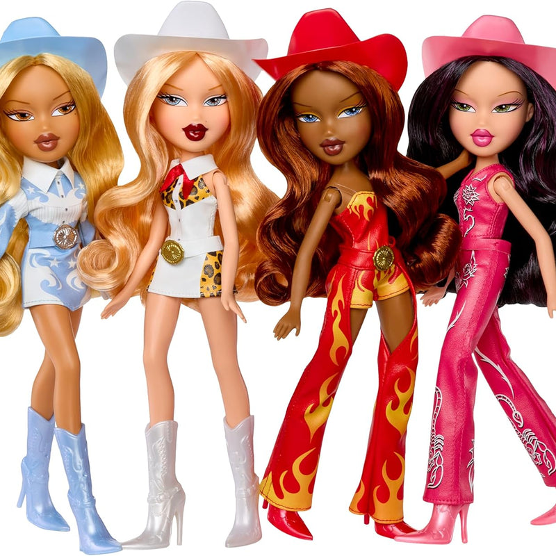 Bratz Sassy Stampede Sasha Fashion Doll with Accessories: Western, Cowgirl Style Clothes & Accessory Pieces