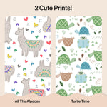 The Honest Company Daytime Daytime Diapers, All the Alpacas, Size 1, 136 Ct
