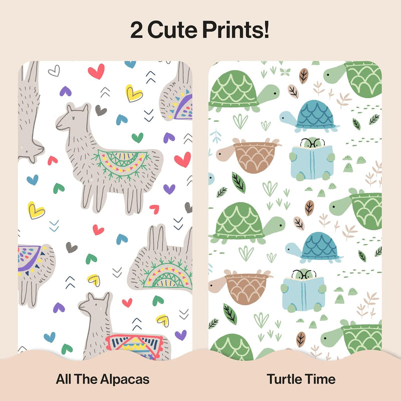 The Honest Company Daytime Daytime Diapers, All the Alpacas, Size 1, 136 Ct