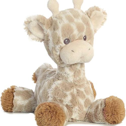 Aurora® Snuggly Loppy Giraffe™ Baby Stuffed Animal - Comforting Companion - Imaginative Play - Brown 8 Inches