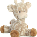Aurora® Snuggly Loppy Giraffe™ Baby Stuffed Animal - Comforting Companion - Imaginative Play - Brown 8 Inches