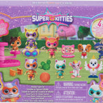 Disney Jr. SuperKitties Kittydale Figure Set with Accessories, 15-Pieces, Collectible Figurines, Toy for Fans, Girls, Kids, Ages 3 and Up by Just Play