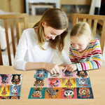 500 Piece Puzzles for Adults,Beautiful Wild Animals Jigsaw Puzzle for Adults Seniors,Recycled Cardboard Dogs Puzzle 500 Piece,Family Activity Great Gift for Family Friends 20.5 * 15 inch