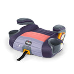 Chicco GoFit ClearTex Plus Backless Booster Car Seat, 40-110 lbs | Sunset/Purple, portable booster seat for ages 4+, ErgoBoost padding, quick-release LATCH, carry handle, GREENGUARD Gold