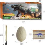 Dino Eggs Dig Kit, 12-Piece Dinosaur Excavation Bricks Toy for Kids Ages 6-12