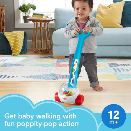 Fisher-Price Baby & Toddler Corn Popper Push Toy with Ball-Popping Action, for Infants 12+ Months