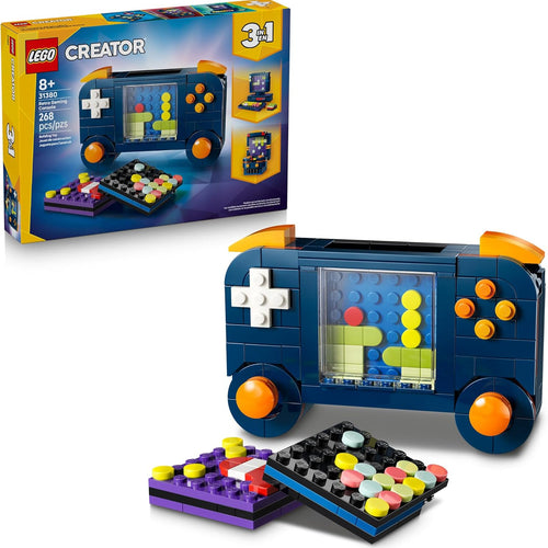 LEGO Creator 3 in 1 Retro Gaming Console Building Toy for Kids and Gaming Fans, Ages 8+, 31380