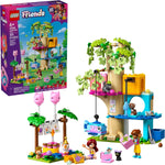 LEGO Friends Party & Tree House Building Toy, 42666, Pretend Play Blocks with 2 Minidolls for Kids 9+