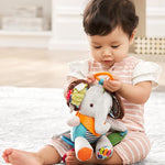 Skip Hop Bandana Buddies Baby Activity and Teething Toy with Multi-Sensory Rattle and Textures