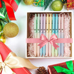 YOXMJDB Gel Pens, 5 Pcs Medium Point Smooth Writing Pens Cute Pens for Women, High-End Series 0.7mm Black Ink Pens for Journaling Note Taking, School Office Supplies (5 Pcs Gradient Morandi)