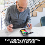 Educational Insights Kanoodle Genius 3D Brain Teaser Puzzles with 202 Advanced Challenges for Kids, Teens, and Adults, a Portable Single-Player Logic Game Enhancing Spatial Reasoning and Problem-Solving Skills.