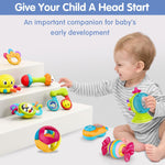 iPlay, iLearn Baby Rattles Toys Set for Newborns and Infants