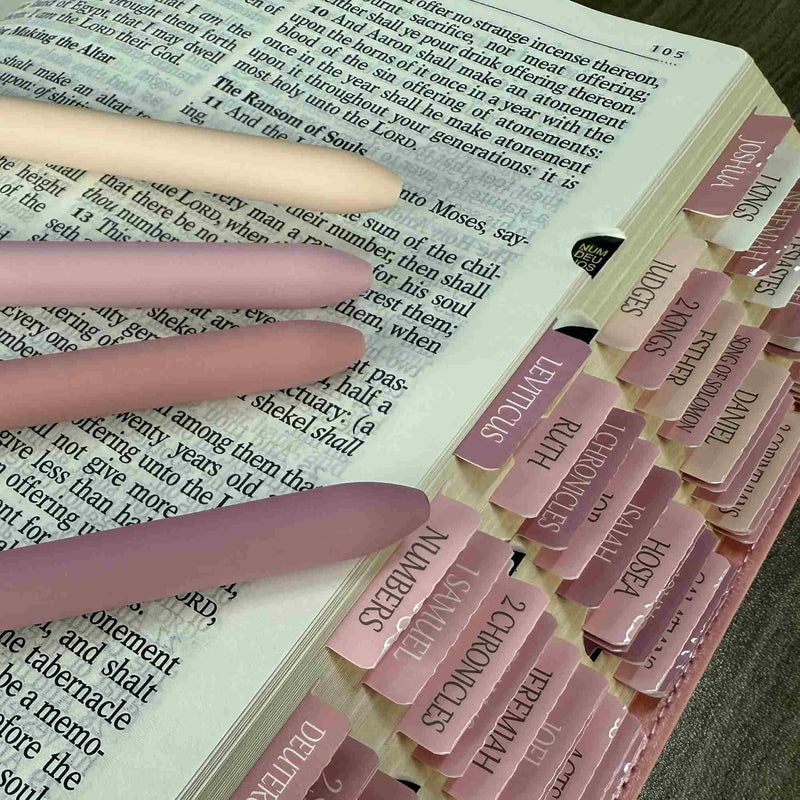 thinkor Gel Pens Black Ink, 7 Pcs 0.5mm Quick Dry Fine Point Smooth Writing Pens, Cute Office School Supplies Gifts for Women Student (7 Pcs Pink - Black Ink)
