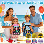 FUNNYB&G Foil Art Craft Kit for Kids, Sparkly Birthday Gift Toy for Kids