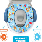 Bluey Soft Potty Seat - Potty Training Toilet Seat, Soft Cushion, Baby Potty Training, Safe, Easy to Clean