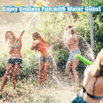 LQYoyz 18 Pack Water Gun, Water Blaster for Kids & Adults | Shoot Up to 40 ft, Bulk Water Squirt Guns, Water Guns for Swimming Pool, Beach Summer Party Games
