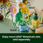 LEGO Botanicals Happy Plants Building Toy for Kids 9+ with Artificial Indoor Plants and Playroom Decor