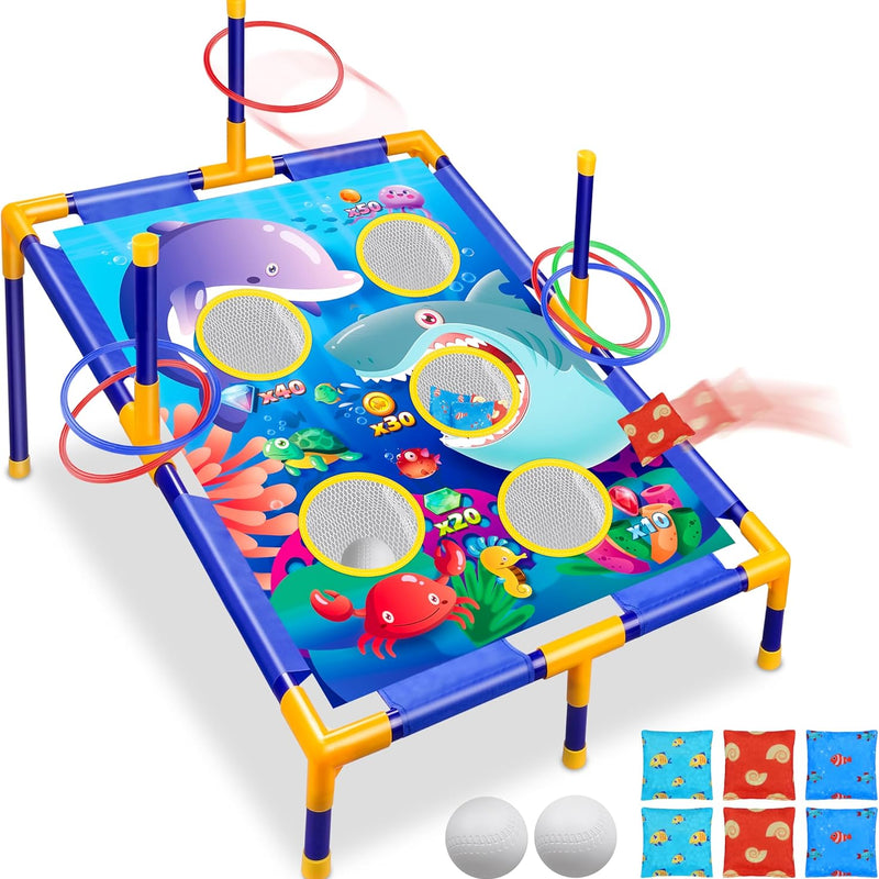 Animal Bean Bag Toss Game Outdoor Toy for Kids Family Party Supplies