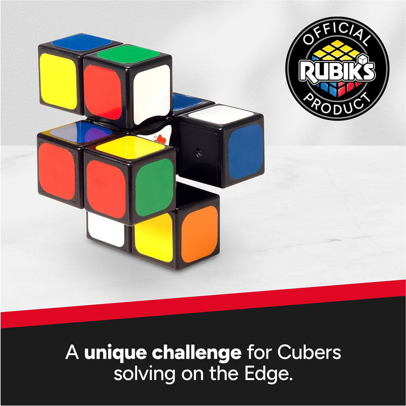 Rubik’s Cube, Edge, 3x3x1 Cube for Beginners, Single Layer Puzzle Problem-Solving STEM Toy, Problem-Solving Brain Teaser, Easter Basket Stuffer, Fidget Toy for Ages 8 & Up