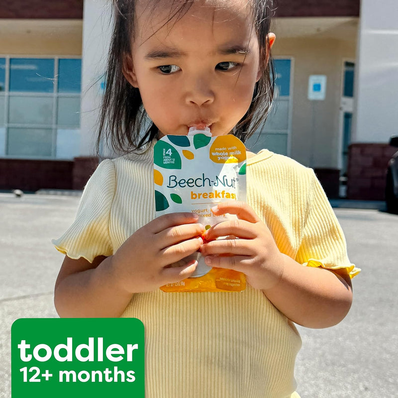 Beech-Nut Toddler Breakfast Food Pouches Variety Pack, 18 Pouches