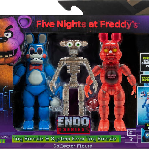 Five Nights at Freddy’s Endo-Series Collector Figure - 6-Inch Endo-1 with Swapable Toy Bonnie and System Error Toy Bonnie Parts