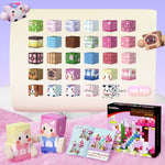 GobiDex 100PCS magnetic blocks for 3+ years old girls, STEM sensory gifts with princess theme