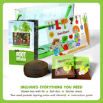 Dan&Darci root viewer kit for kids, grow your own plant, science STEM toy, craft gardening kit for ages 4-8