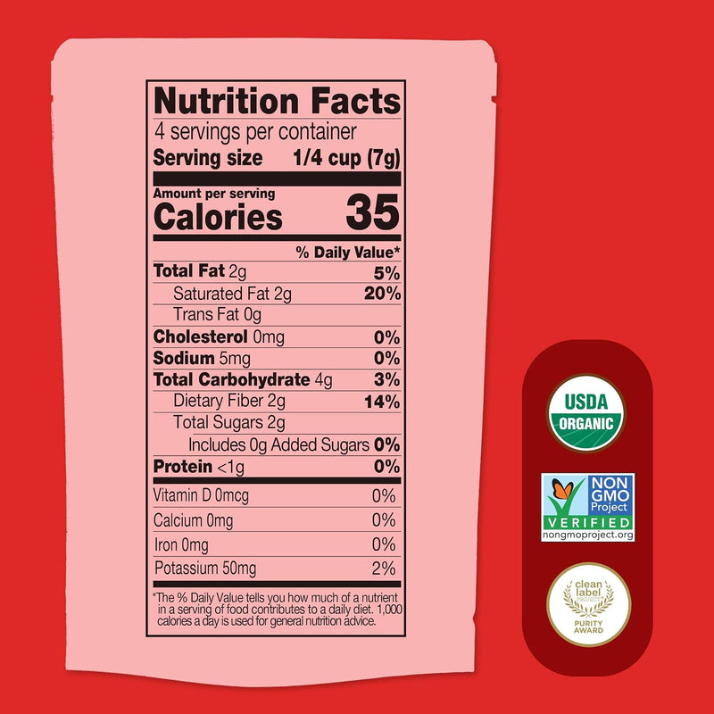 Once Upon A Farm Organic Coconut Melts with Probiotics, Strawberry Banana, Dairy Free, Non GMO, Kosher, 1 Ounces (Pack of 8) | Once Upon A Farm Organic Coconut Melts with Probiotics, Strawberry Banana, Dairy Free, Non GMO, Kosher, 1 Ounces, 8 Pack