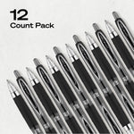 uniball™ 207 Gel Pens, Black Ink, 1.0mm Bold Point, Retractable, 12 Count, Smooth Writing, Fraud-Resistant, uni Super Ink™