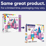 MAGNA-TILES Castle 25-Piece Magnetic Construction Set, The Original Magnetic Building Brand