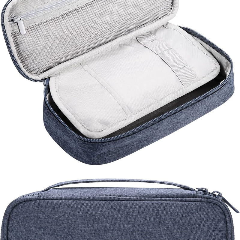 YOKUMA Pencil Case,Large Capacity Pencil Pouch,Aesthetic Zipper Pencil Box, Back to School Supplies for College Student Teen Adults,Travel Essentials,Electronic Cable Organize