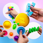 Fidget Poppers Pack – 50 Pcs Fidget Toys, Party Favors for Kids 8-12, Stocking Stuffers, Bulk Sensory Toys for Classroom Treasure Box Prizes, Goodie Bags, Birthday Gifts