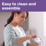 Philips Avent Glass Natural Bottle with Natural Response Nipple, Baby Gift Set, SCD858/01 | 3x 4oz & 2x 8oz Borosilicate Glass Bottles, Baby-Controlled Flow, No-Drip Design, Anti-Colic Valve, BPA-Free, SCD858/01