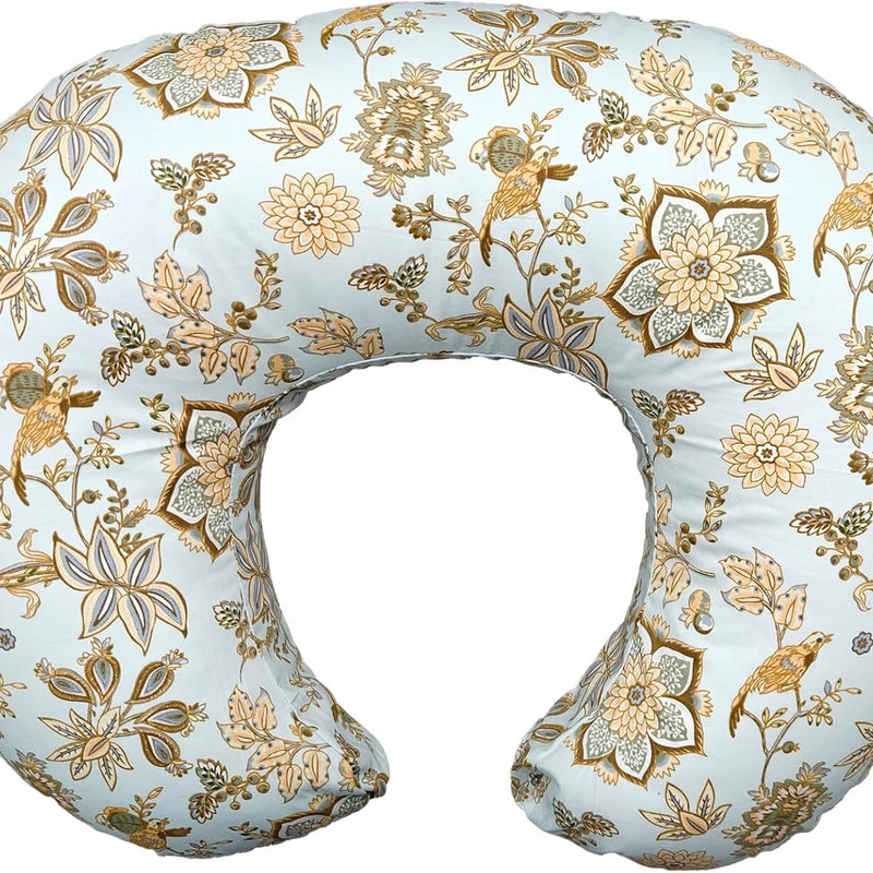 x-vesolje Nursing Pillow, Breastfeeding Pillow with Removable Cover, Ergonomic Breast Feeding Pillow, Baby Feeding Support Pillow for Mom Easier Breastfeeding- Original Size/Leaves