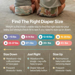 The Honest Company Daytime Daytime Diapers, All the Alpacas, Size 1, 136 Ct
