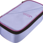 Five Star Pencil Pouch, Pen Case, High-Capacity Zipper Pouch, Storage Organizer for School Supplies Earbuds Chargers Cables Makeup, Lilac/Berry (500211F-ECM)