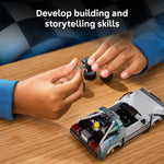 LEGO Speed Champions Time Machine Building Toy, 2 Minifigures, 2 Build Modes, Ages 9+