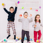 JOYIN 24 Piece Assorted Bouncy Balls: Durable Rubber Toys for Kids' Parties, Carnivals, and Classrooms