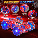 Spider Gesture Sensing Remote Control Car with 2.4GHz Hand Controlled Rechargeable RC Stunt Car