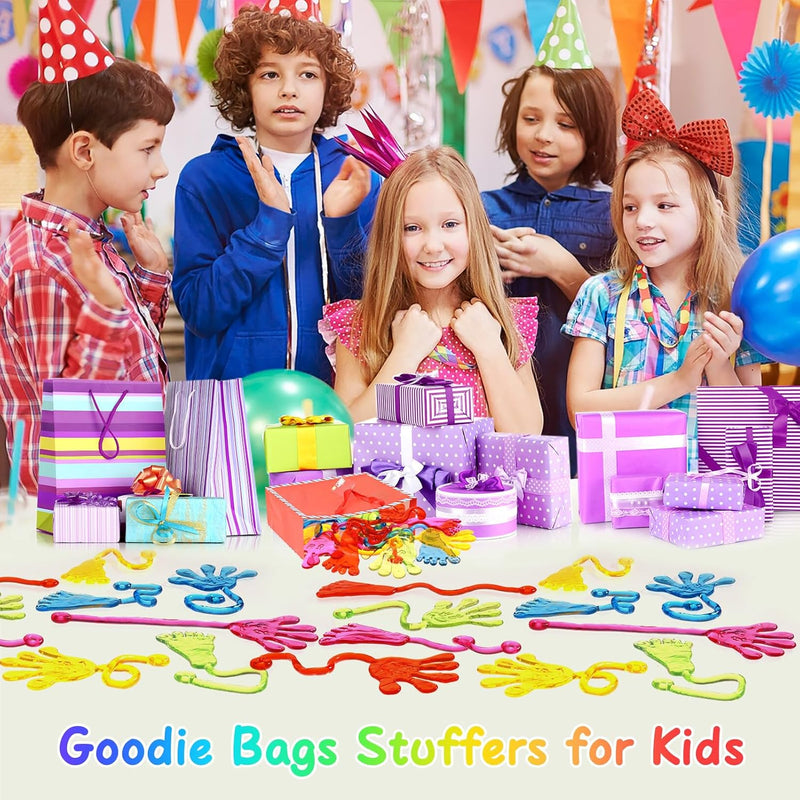 bulk sticky hands 30-pcs party favors for kids 4-8 year classroom prizes student gifts