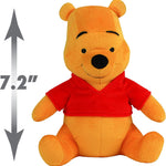 Disney Collectible 7.2-inch Winnie the Pooh Beanbag Plush, Super Soft Plush Fabric, Kids Toys for Ages 2 Up by Just Play