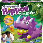 Hasbro Hungry Hungry Hippos Dino Edition Board Game for kids aged 4 and up, 2-4 players