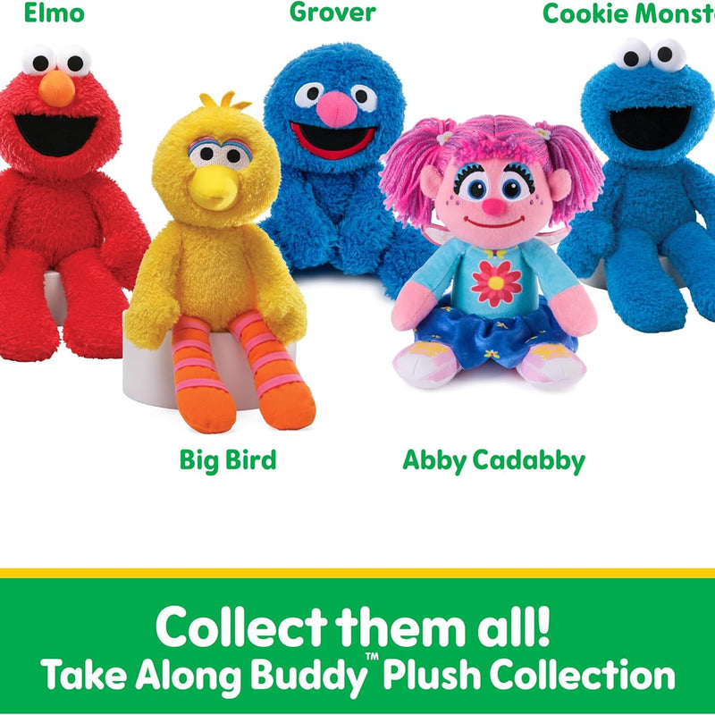 GUND Sesame Street Official Abby Cadabby Take Along Buddy Plush, Muppet Doll, Premium Plush Toy for Ages 1 & Up, Pink, 13”