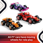 LEGO F1 Collectible Race Cars, 6 Pack - Building Set for Kids 6+, Birthday Party Favor or Gift - Mystery Box W/Surprise F1 Car Toys