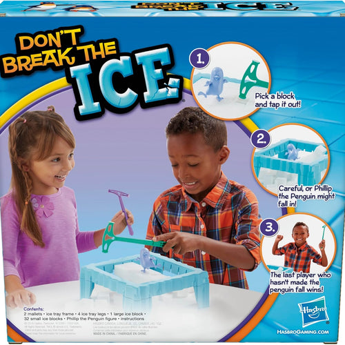 Hasbro Don't Break the Ice Classic Game for Ages 3+, 2-4 Players
