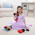 Melissa & Doug Disney Mickey Mouse & Friends 4-Piece Soft & Cuddly Hand Puppet Set for Imaginative Play, Featuring Mickey, Minnie, Donald, and Goofy for Kids and Adults.