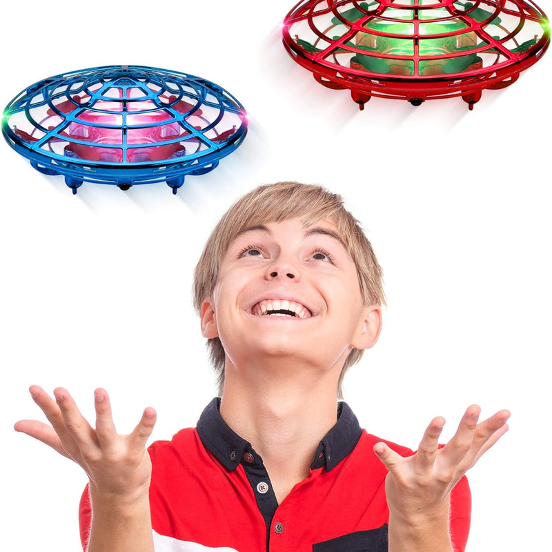 Force1 Scoot Hand Operated Drone for Kids or Adults, Mini Drones with Motion Sensor, LED Indoor Rechargeable UFO Toy